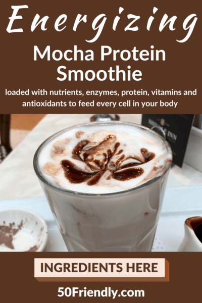 energizing mocha protein smoothie