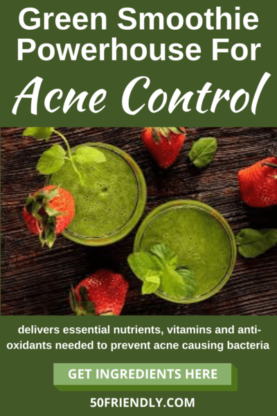 green smoothie powerhouse for acne control