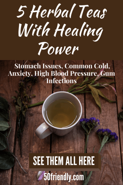 5 herbal teas with healing power