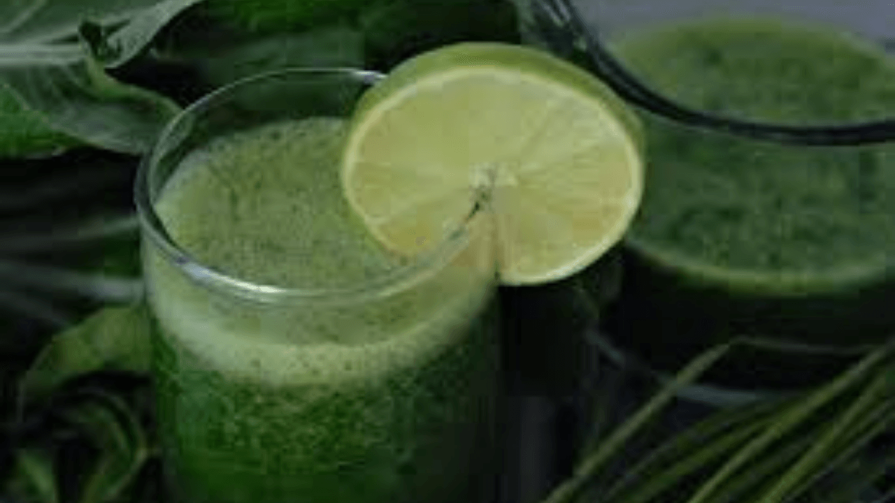 healthy gut avocado and greens smoothie