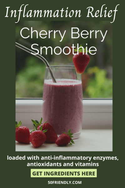 cherry berry smoothie for inflammation