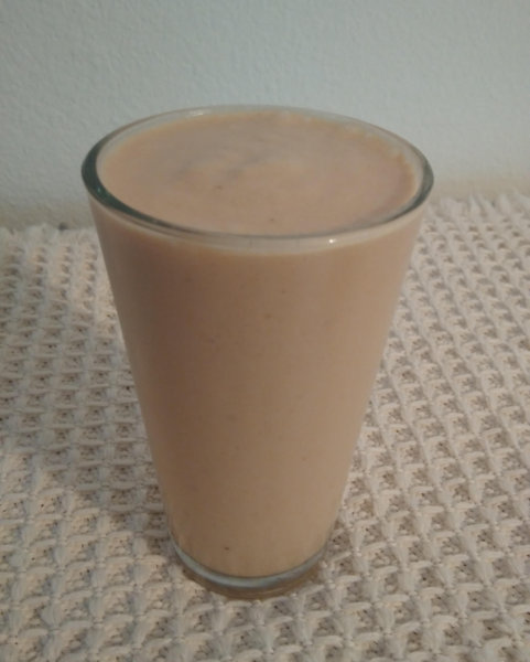 post workout banana and peanut butter smoothie