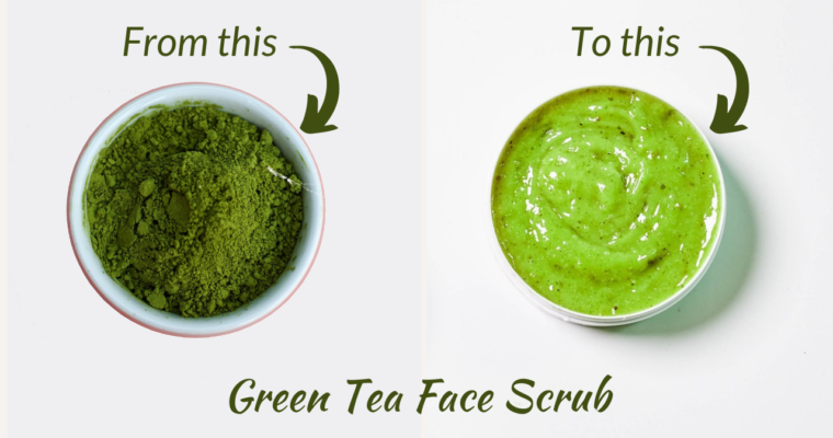 DIY Green Tea Facial Scrub