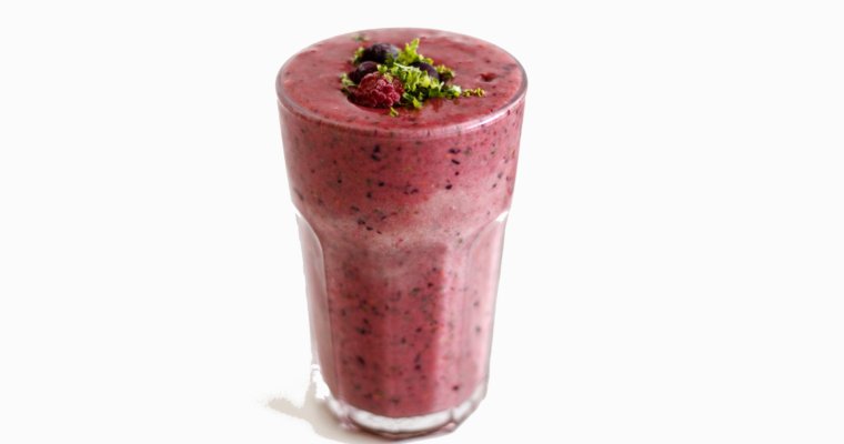 Healthy Gut Berry Smoothie