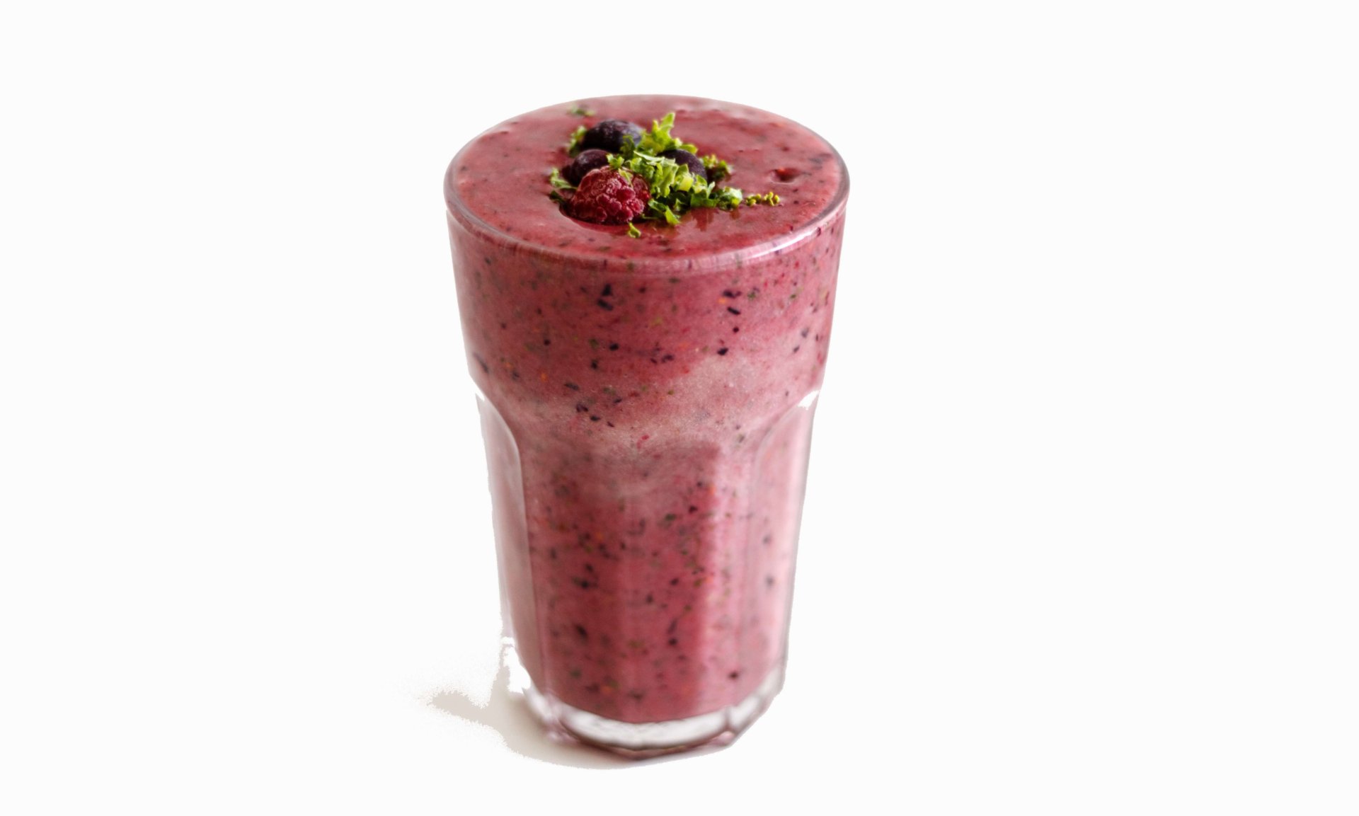 berry smoothie for a healthy gut