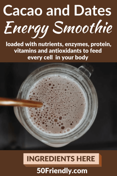 Cacao and Dates Energy Smoothie