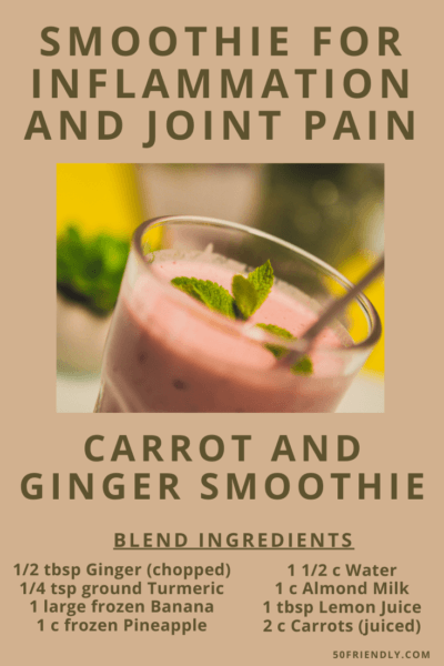inflammation and joint pain relief smoothie