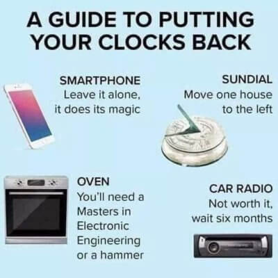 change your clocks 