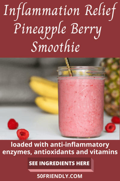inflammation relief pineapple berry smoothie