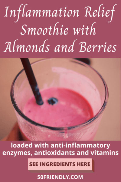 Almond and Berry Smoothie for Inflammation relief