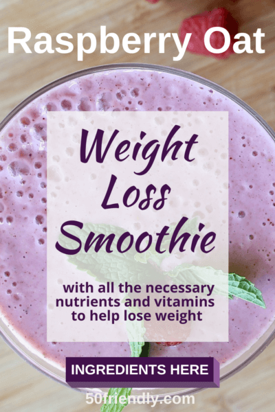 berry oat smoothie for weight loss