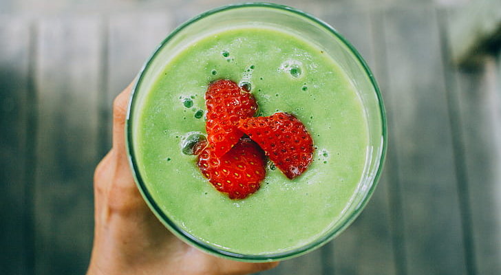 Berry Green Energy Smoothie