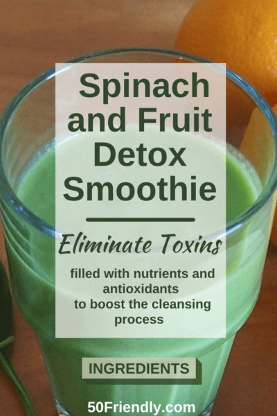 fruits and spinach detox smoothie recipe