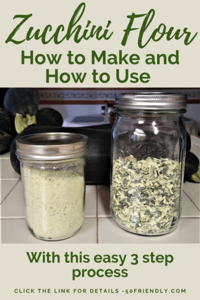 how to make and use zucchini flour