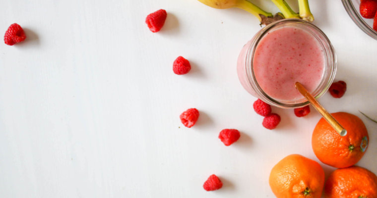 Inflammation Relief Raspberry and Coconut Smoothie