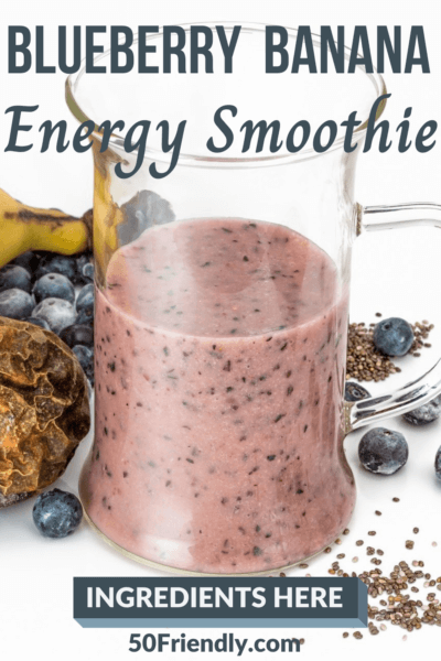energy boosting blueberry smoothie
