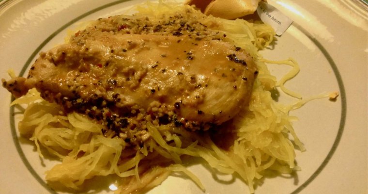 Wheat and Gluten Free Thai Chicken and Spaghetti Squash Noodles