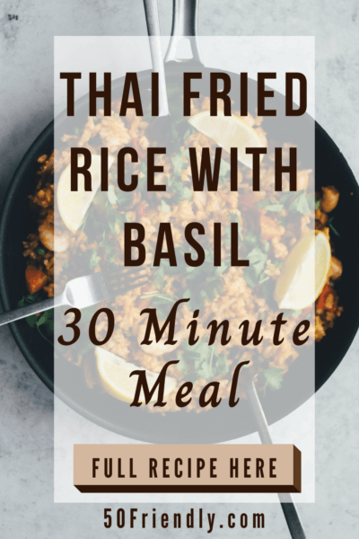 thai fried rice with basil 