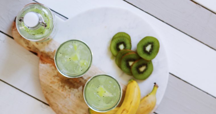 Kiwi Kefir Smoothie for Healthy Digestion