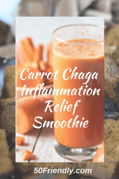 carrot chaga inflammation relief smoothie