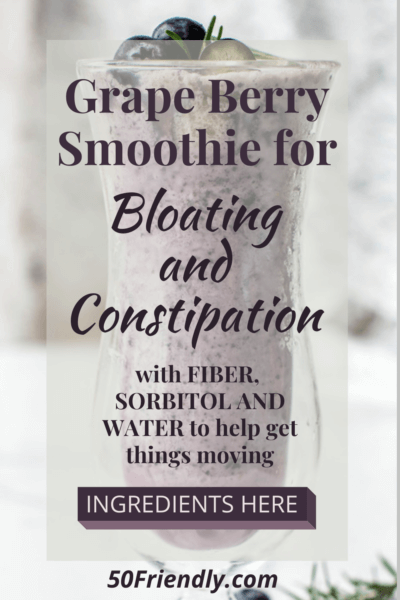 grape berry smoothie for constipation