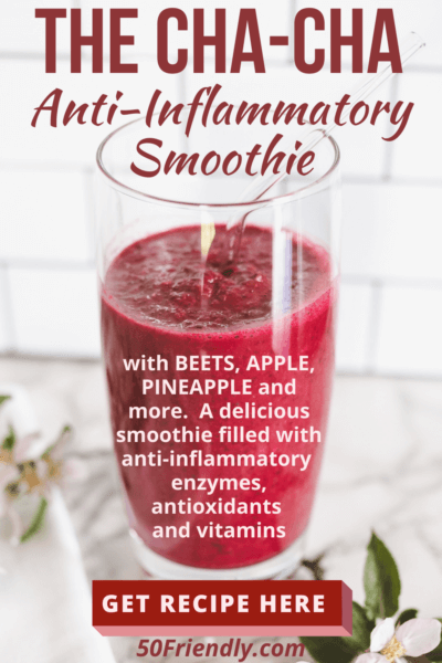 anti-inflammatory smoothie with beets and pineapple