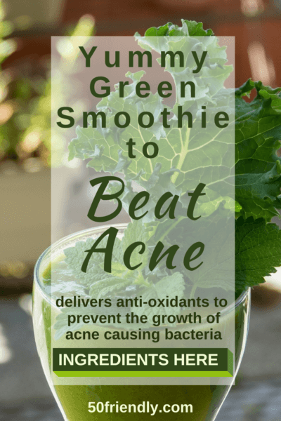 easy smoothie recipe for acne control