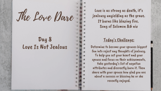 day 8 of the love dare
