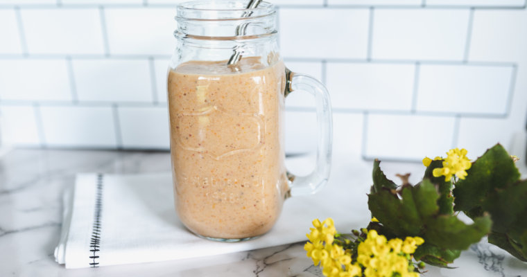 Tropical Carrot Breakfast Smoothie