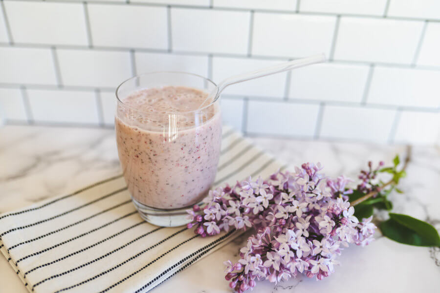 watermelon and berry smoothie