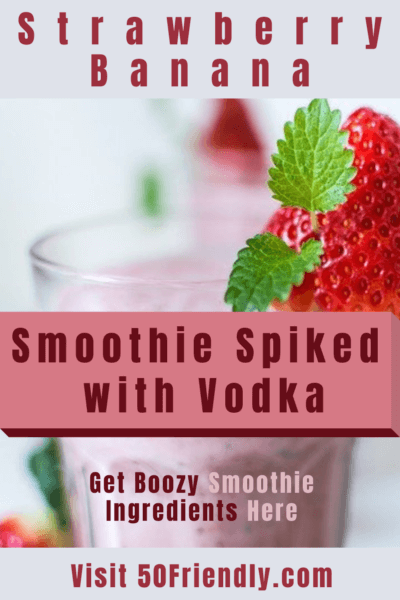 happy hour - vodka fruit smoothie