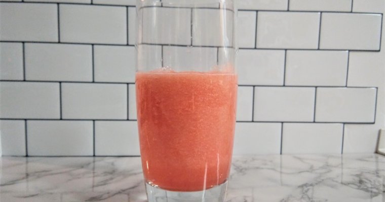 Easy Watermelon Rind Slushie and Smoothie