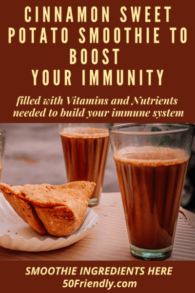 Cinnamon Sweet Potato Smoothie to Boost Your Immunity