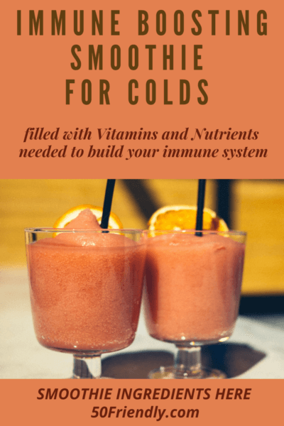 immune boosting smoothie for colds