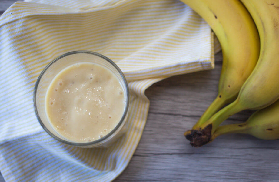 Sore Throat Relief Banana and Reishi Smoothie