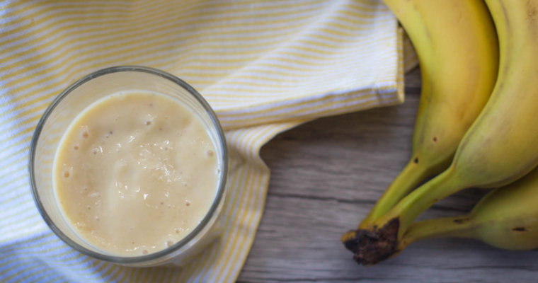 Sore Throat Relief Banana and Reishi Smoothie