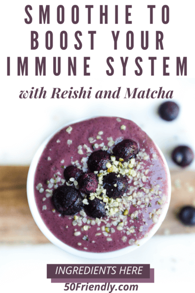 immune boosting blueberry smoothie