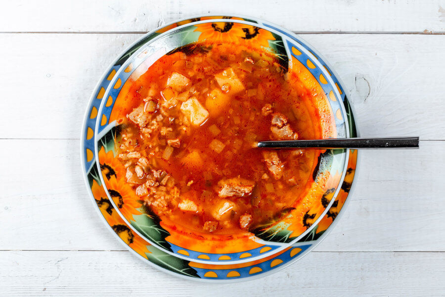 Cabbage and Ground Turkey Soup