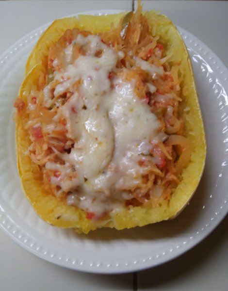 chicken fajita squash bowl