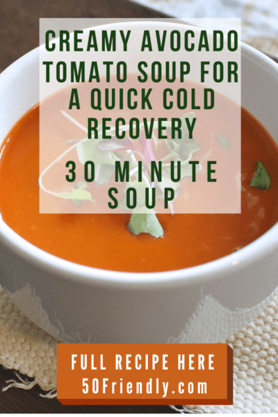 creamy avocado tomato soup recipe