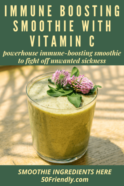 immune boosting smoothie with vitamin c