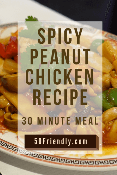 spicy peanut chicken stir fry