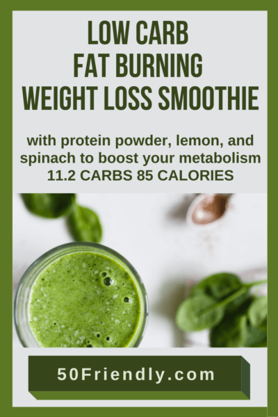 low carb fat burning weight loss smoothie