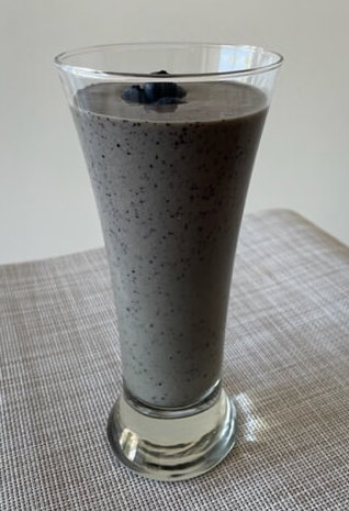 post workout blueberry smoothie