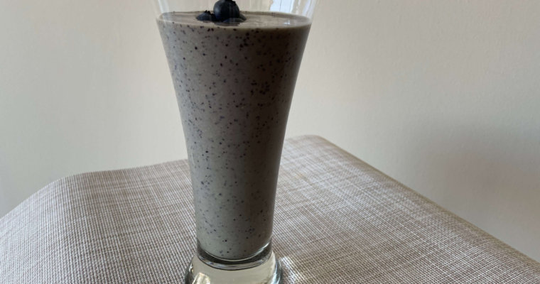 Post Workout Blueberry Smoothie