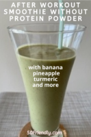 after workout green smoothie