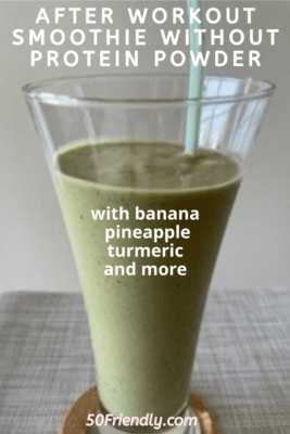 after workout smoothie without protein powder