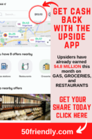 cash back with the upside app