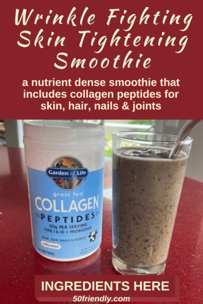 wrinkle fighting skin tightening smoothie