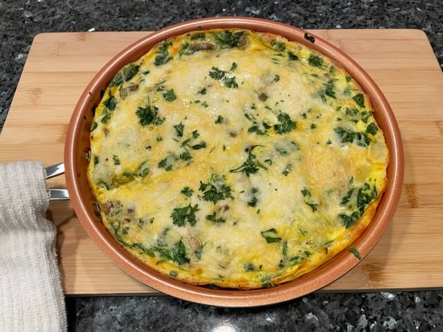 3 cheese frittata